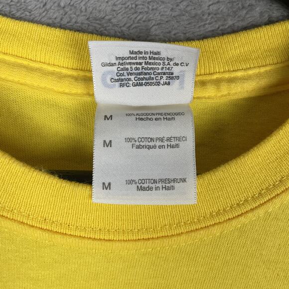 Oregon Ducks Shirt Mens Medium Yellow NCAA Football Rose Bowl Game 2010 Pasadena - Picture 9 of 9